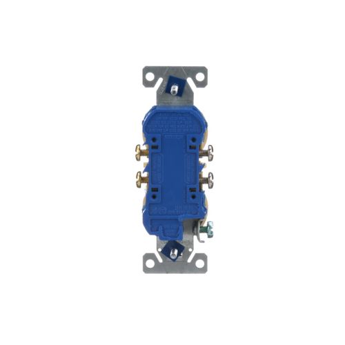 Eaton 15A Residential Grade Duplex Receptacle in Ivory- 125V - Cooper
