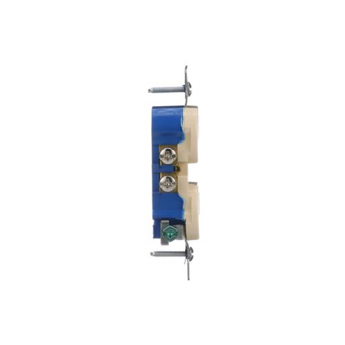 Eaton 15A Residential Grade Duplex Receptacle in Ivory- 125V - Cooper