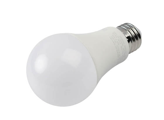 MaxLite LED A19 bulb, 14W, 1600 lumens, E26 base, dimmable, 5000K daylight, 90 CRI for bright, natural lighting.