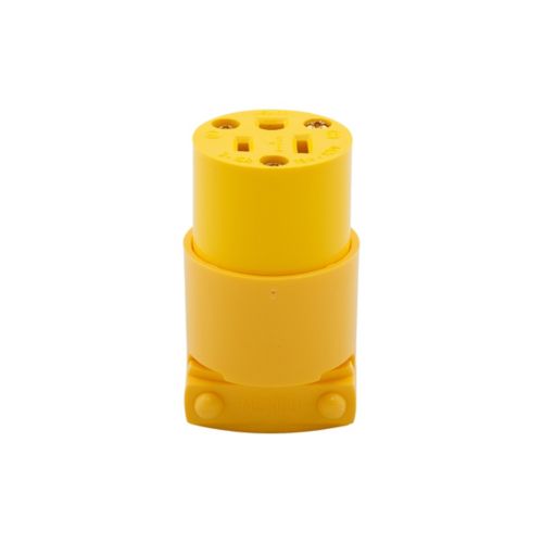 Eaton 15A straight blade connector for #18-12 AWG wires, commercial wiring device with back wire, 125V, by Cooper.