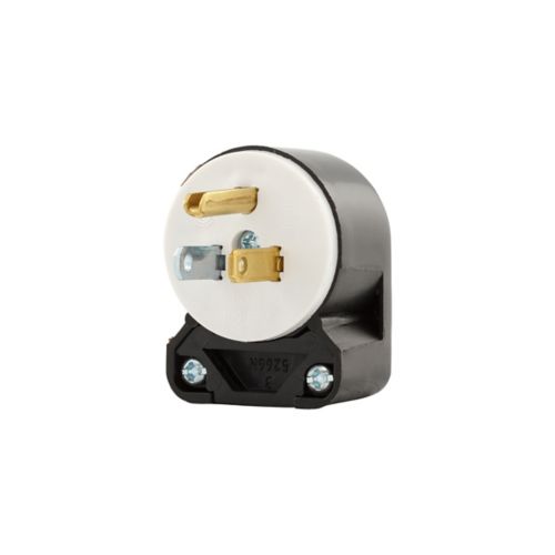 Cooper Eaton 15A Ultra Grip angled straight blade plug with 125V wiring device for secure electrical connections