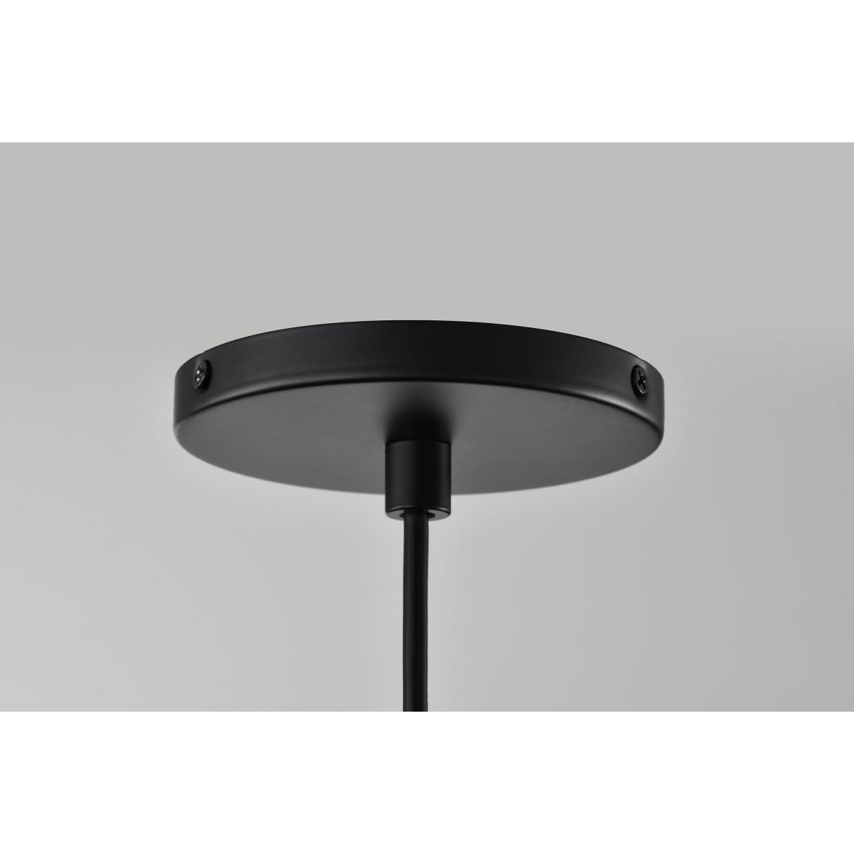 RGB Lacey 2 Inch LED Mini Pendant; Matte Black