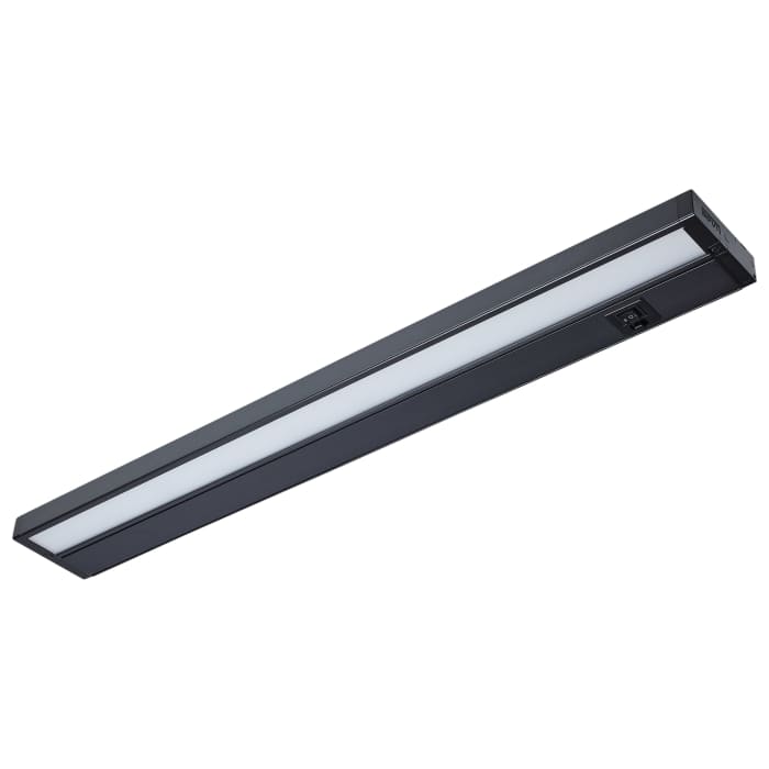 Satco LED dark bronze 17W under cabinet light fixture, 28-inch, with adjustable color temperature options in a sleek design