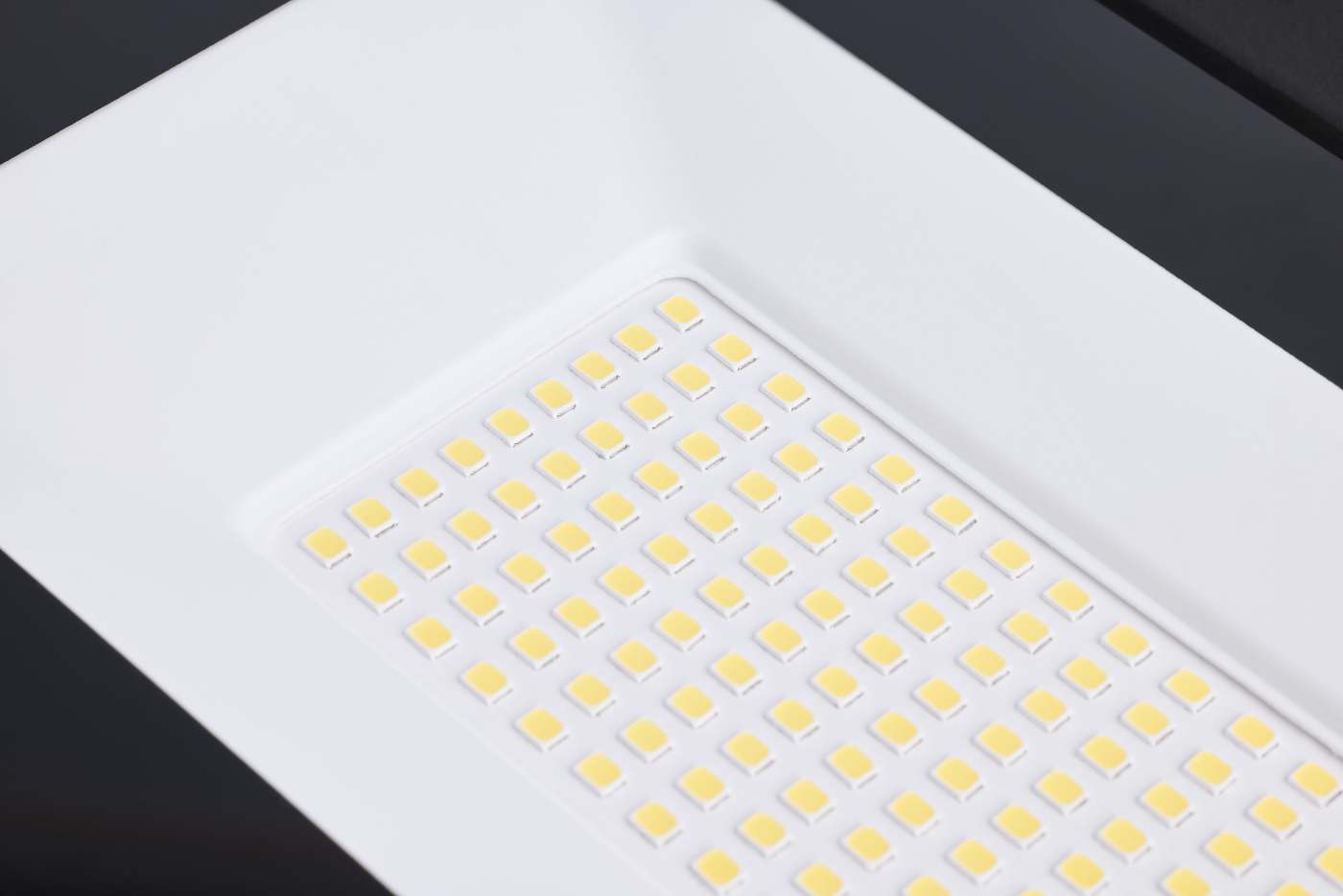 Satco LED 80W flood light with bronze finish, tempered glass, 5000K color temperature, outdoor lighting for security or landscape.