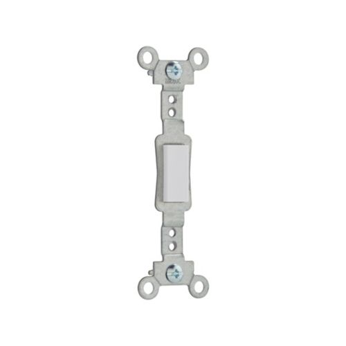 Eaton Wallplate Toggle Insert, White - Cooper