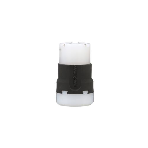 Cooper Eaton Industrial 20A Ultra Grip straight blade connector with 250V wiring device for secure electrical connections.
