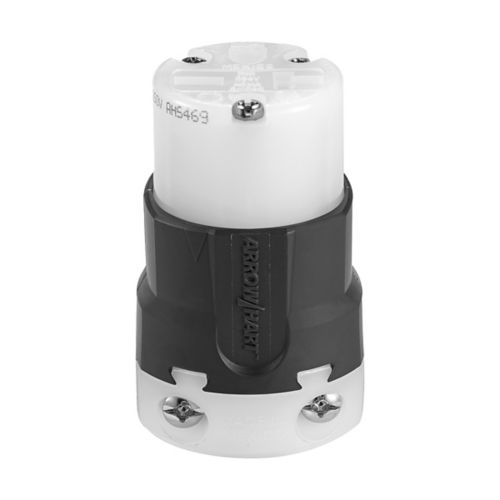 Eaton Cooper Ultra Grip straight blade connector, 20A, 250V, industrial wiring device for secure electrical connections