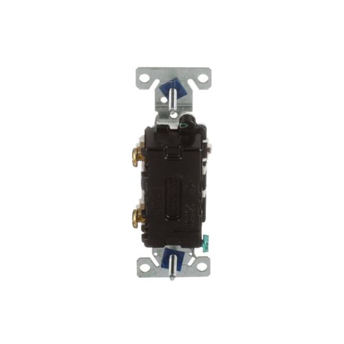 Eaton 20A Commercial Grade Toggle Switch in White, 120/277V - Cooper