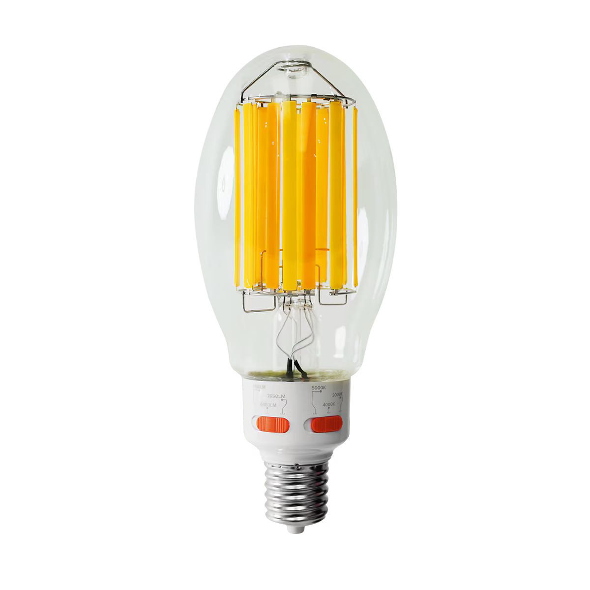 Eiko LED HID replacement filament lamp 45W, 38W, 30W in color temperatures 3000K, 4000K, 5000K, with EX39 base.