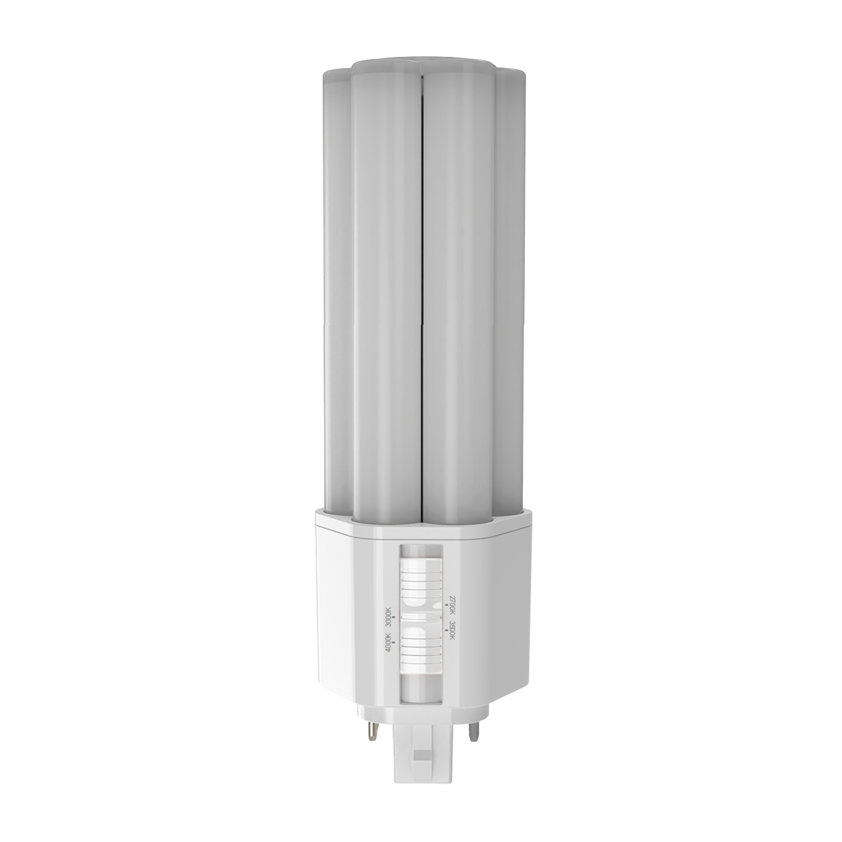 Eiko LED 17W bulb with 2500 lumens, PLT Type B plastic, 80 CRI, available in 3000K to 5000K, suitable for GX24d sockets