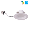 4IN, Downlight Retrofit, Wattage 12/9.5/7.3W, 90CRI, CCT 27/30/35/40/50K, 120V, Triac Dim, White