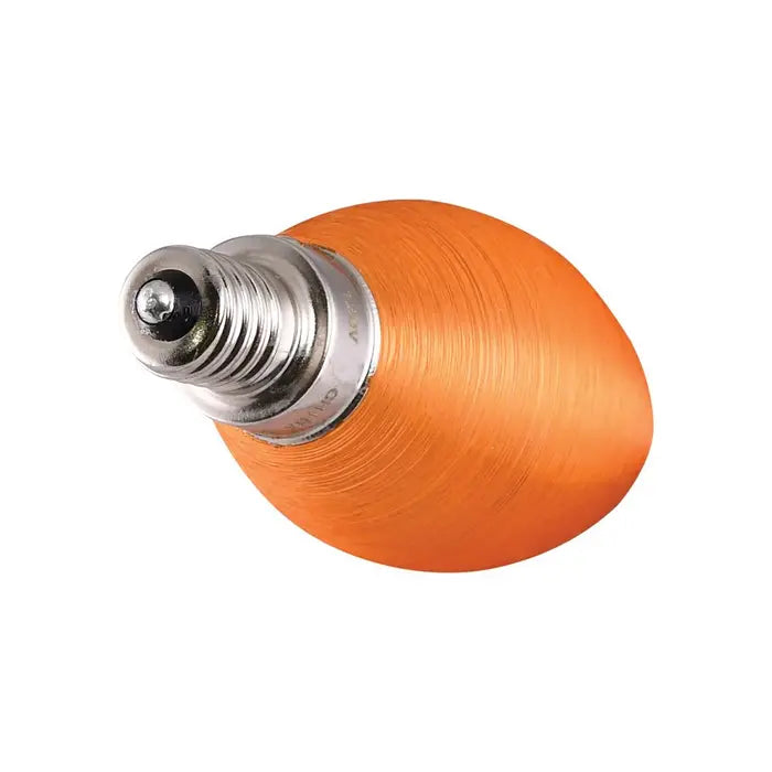 Satin Spun Amber LED 2 Watt CA11 with Candelabra Base- 2100K