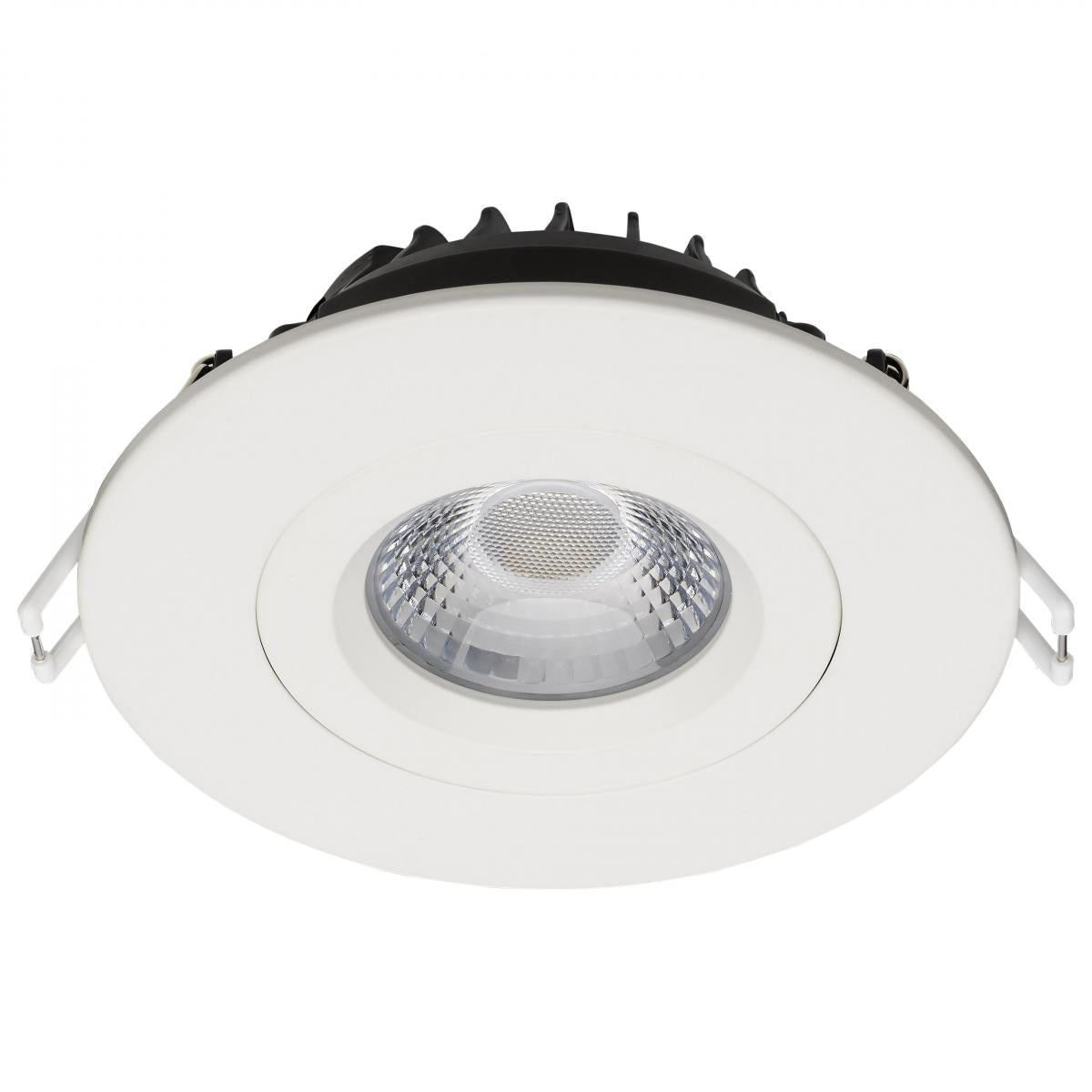 White 12 Watt LED Direct Wire Downlight; Gimbaled; 4 Inch; CCT Selectable - Green Lighting Wholesale, INC