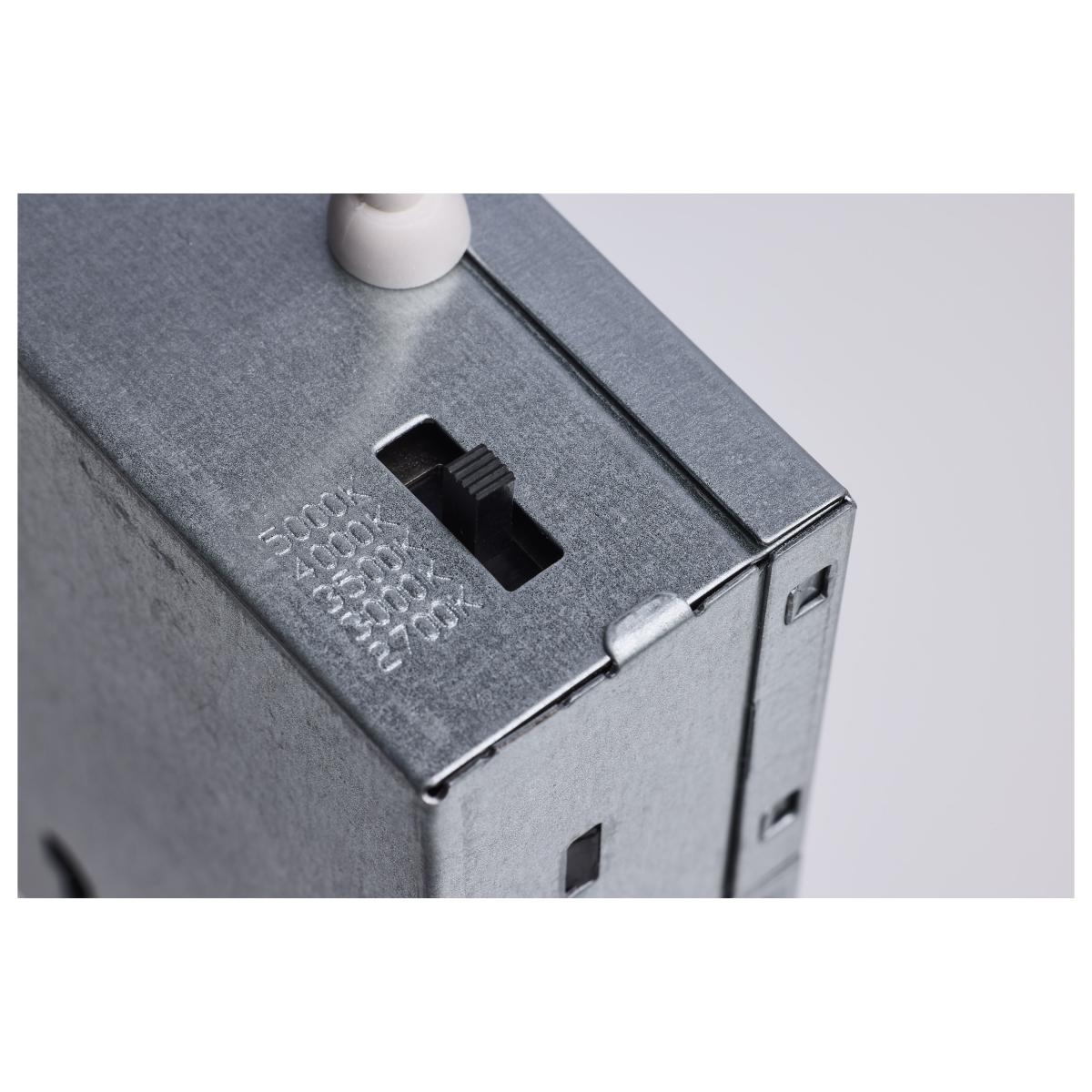 Square 6IN 12 Watt LED Canless Downlight with Night Light