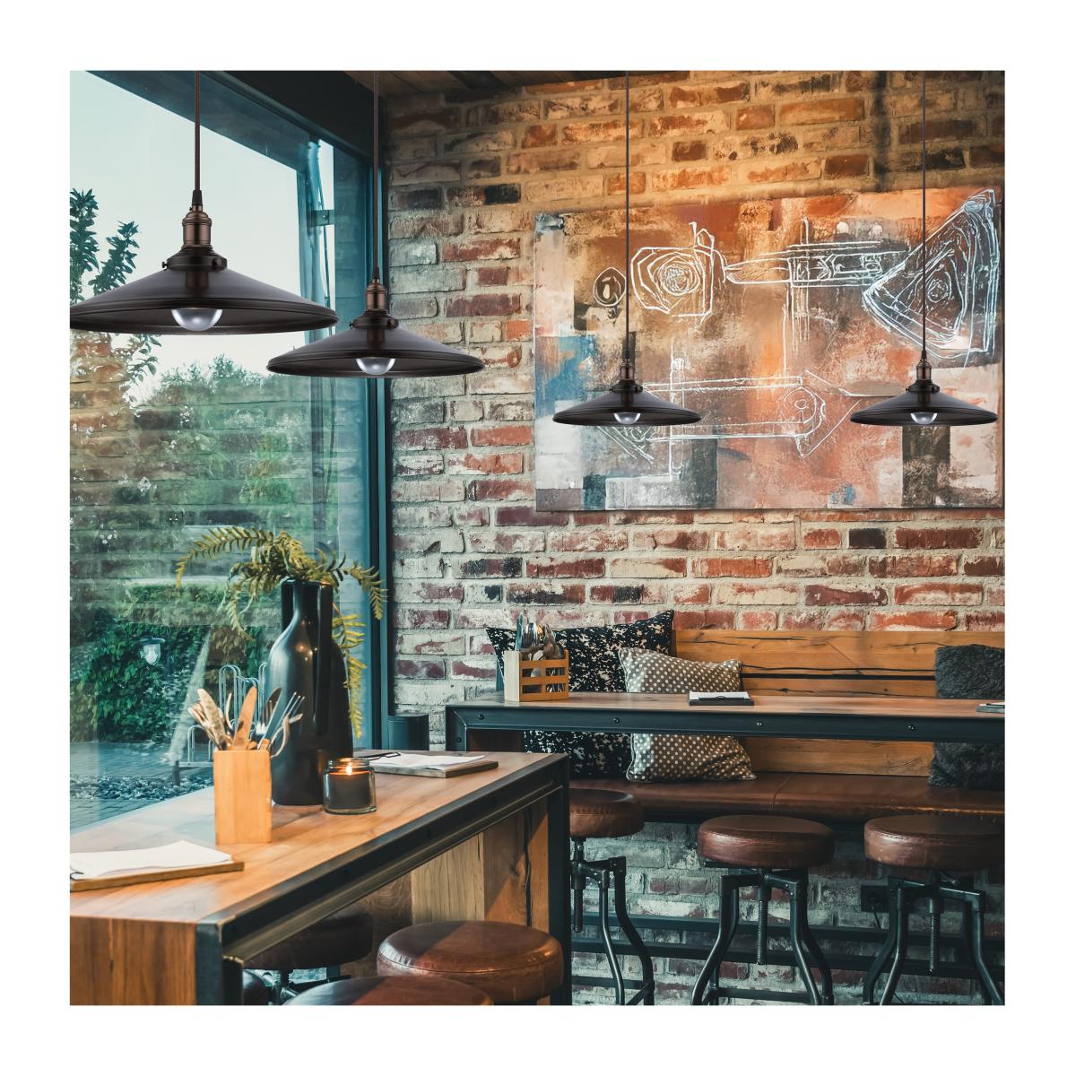 LED Silver Bowl 8 Watt G40; Medium Base; 2700K