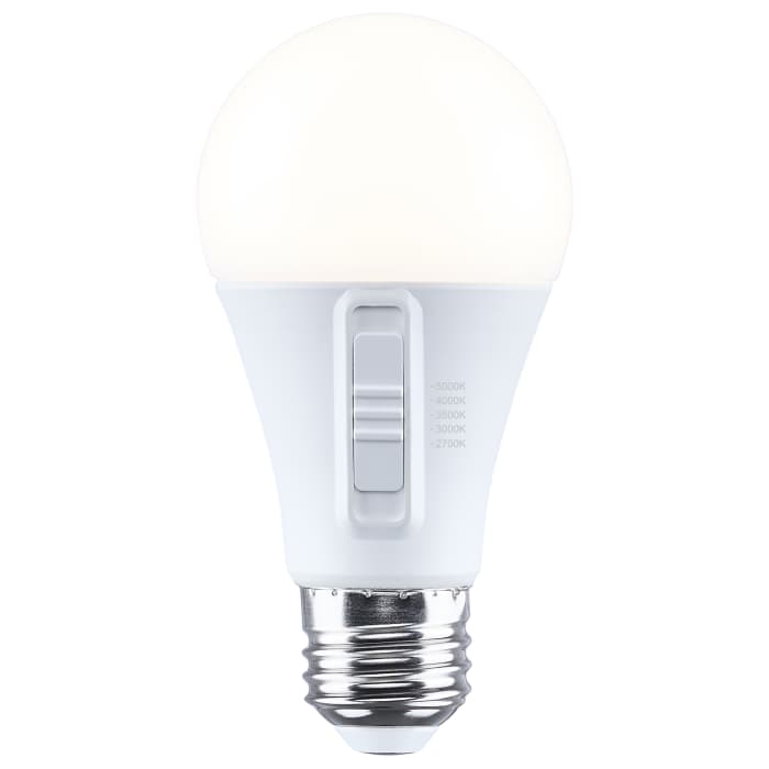 11.9 Watt A19 LED; 27K/30K/35K/40K/50K CCT; 90 CRI; Medium Base; Dimmable; 120 Volt - Satco