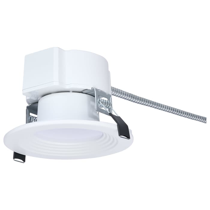4 Inch Round Commercial LED Downlight; Wattage and CCT Selectable; 120-347 Volt - Nuvo