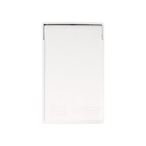 Eaton White GFCI Cover, Self-closing, Surface Mount, Wet, Single-Gang- Vertical