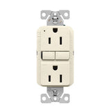 Eaton Tamper-Resistant, Self-Test GFCI, 15A, 125V, Light Almond, Slim design, 3 Pack - Cooper