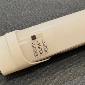 Aleddra 90-minute emergency LED T8 tube light, 15W, 1890 lumens, available in 3500K, 4000K, and 5000K color temperatures.