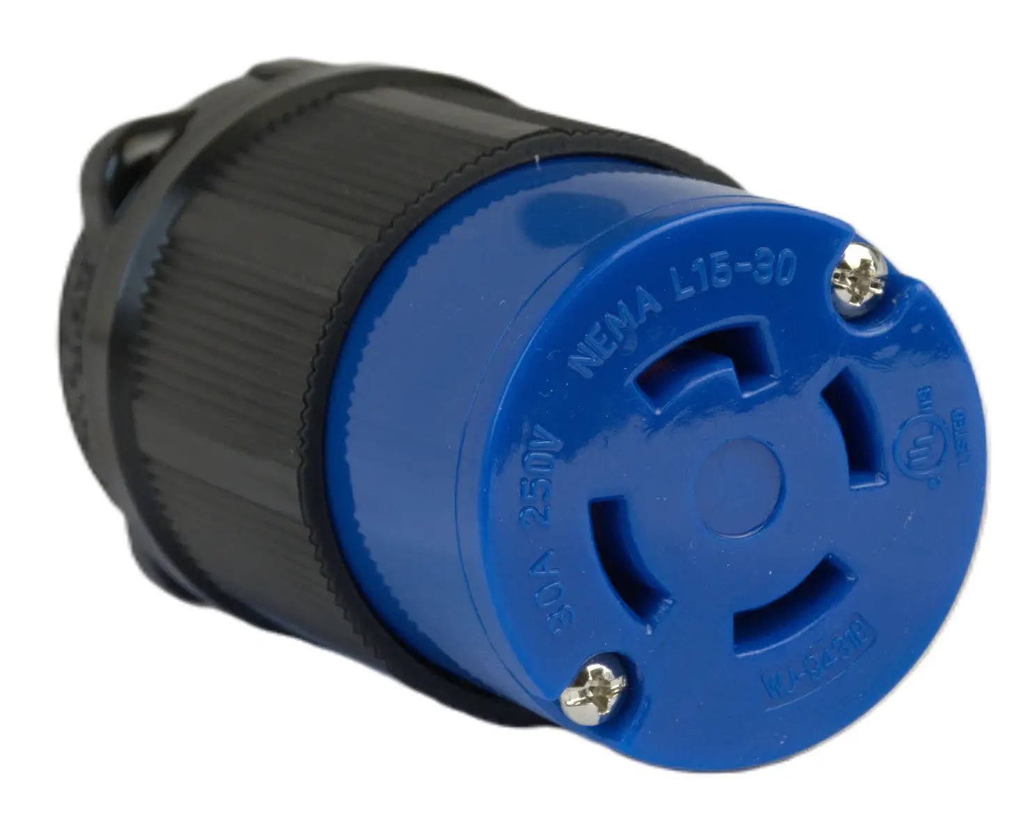 Eaton color-coded locking connector for #14-8 AWG wires, 30A, industrial use, 250V, Cooper wiring device