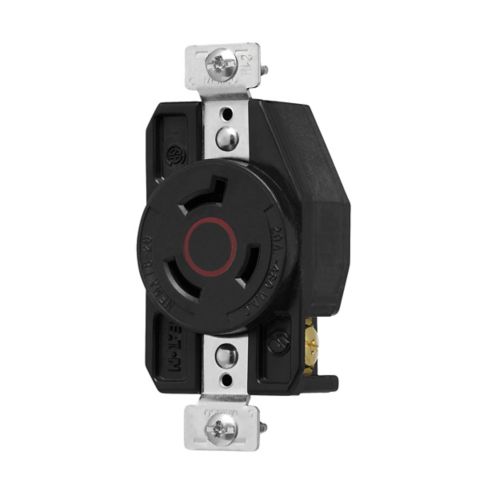 Eaton color-coded locking receptacle for industrial use, 20A, 480V, #14-8 AWG wiring device by Cooper