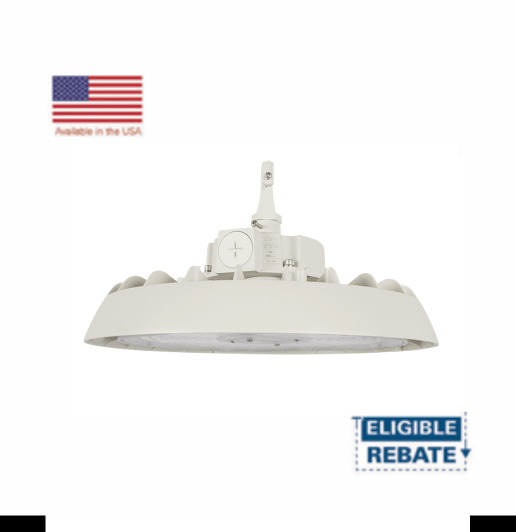 White LED UFO High Bay Color Selectable & Wattage Selectable 150/200/240