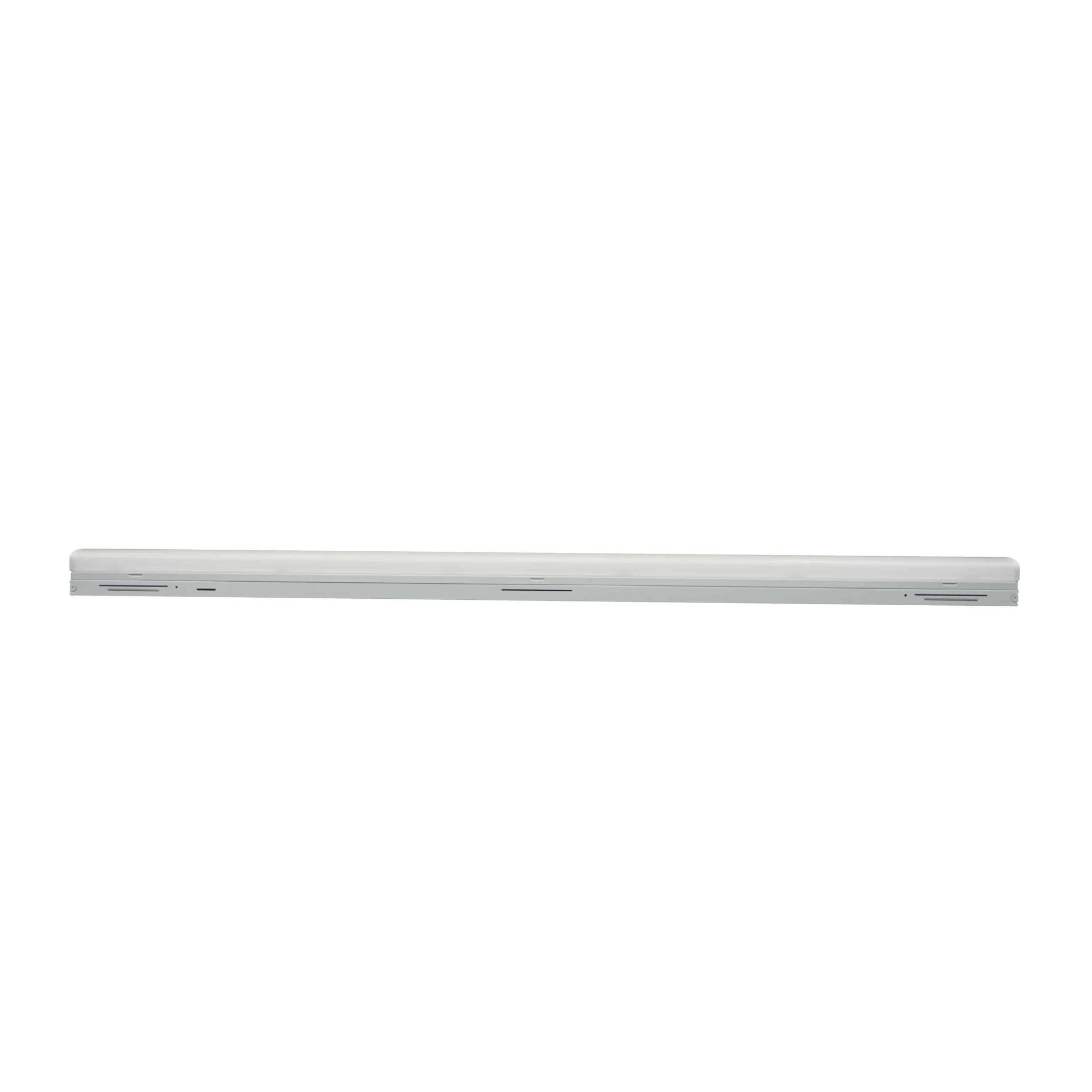 Earthtronics 4-foot LED linear fixture with color and wattage options, ideal for energy-efficient lighting in commercial or residential spaces.