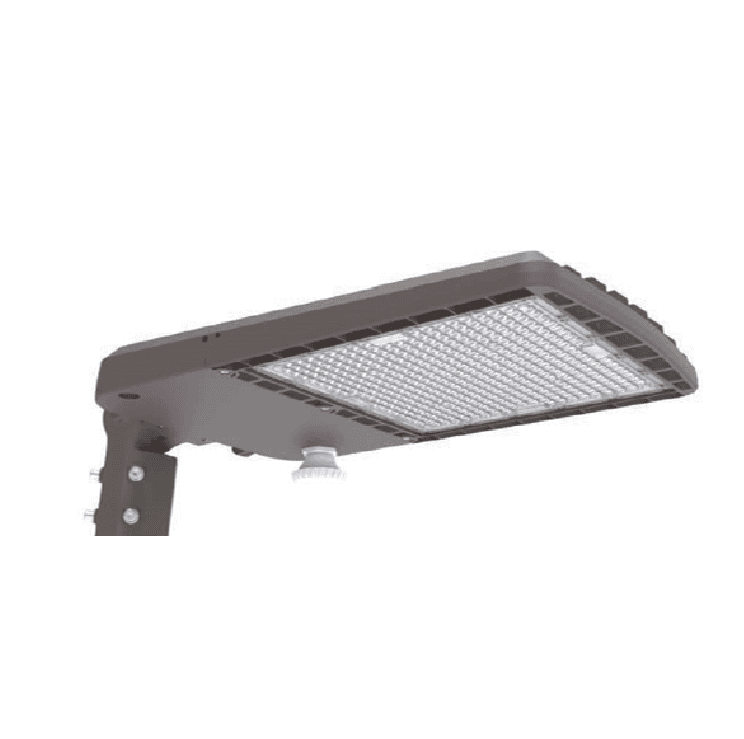 Earthtronics Bluetooth Mesh PIR outdoor sensor for LED area lights, wiring device with motion detection and wireless connectivity.