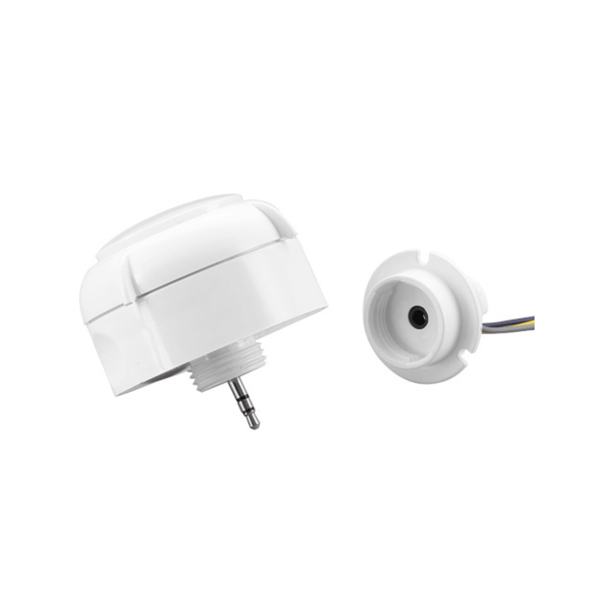 Bluetooth Mesh Plug-in PIR sensor controller for LED highbays by Earthtronics, wiring device with motion detection sensor.