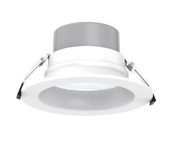 Eiko commercial 6-inch ceiling downlight with adjustable CCT options in 20W to 40W, ideal for modern indoor lighting.