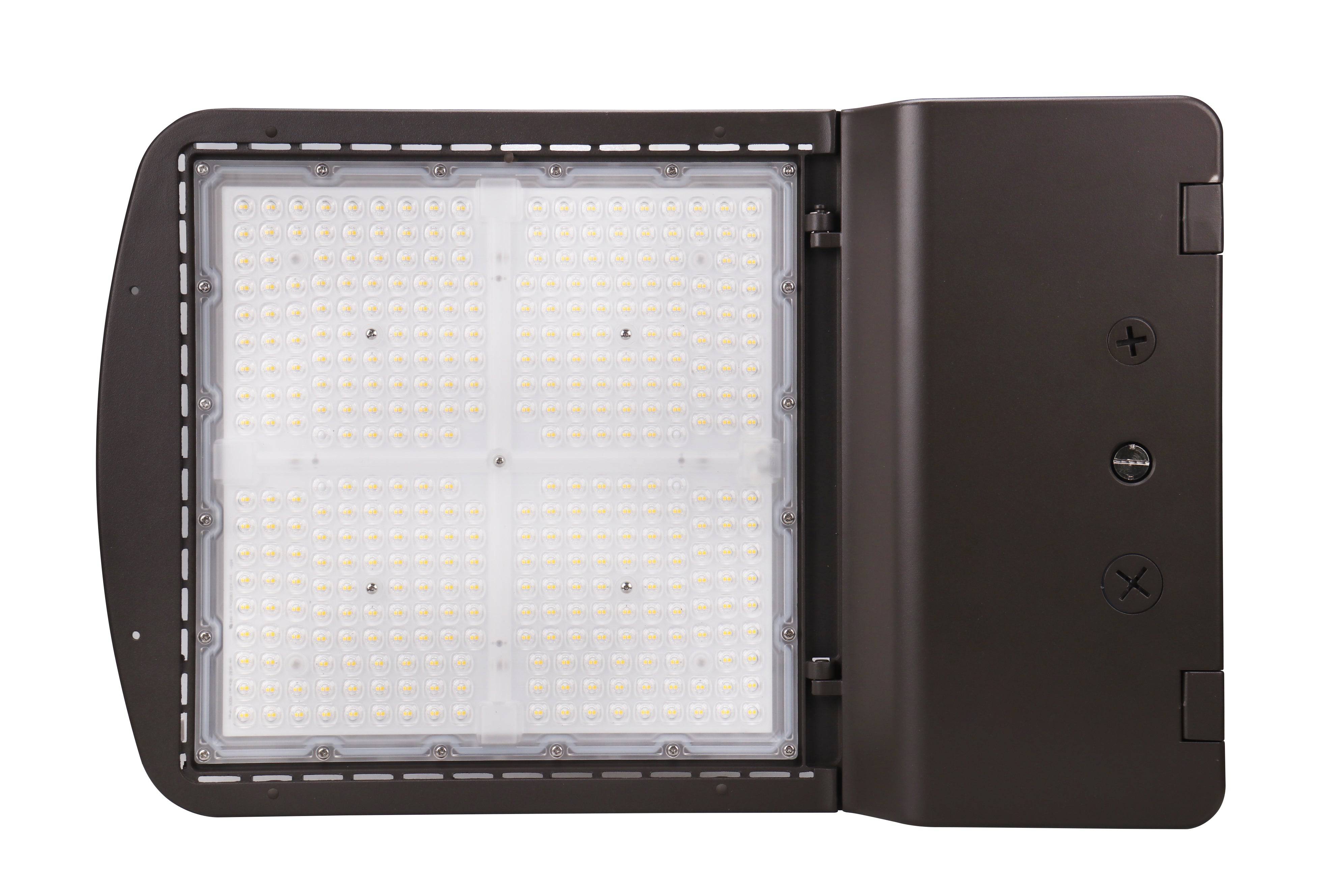 Area Light, PowerSet 300/240/200W, FieldCCeT 3000/4000/5000K, Type 3 Lens, 120-277V, Dimming, Bronze - Green Lighting Wholesale