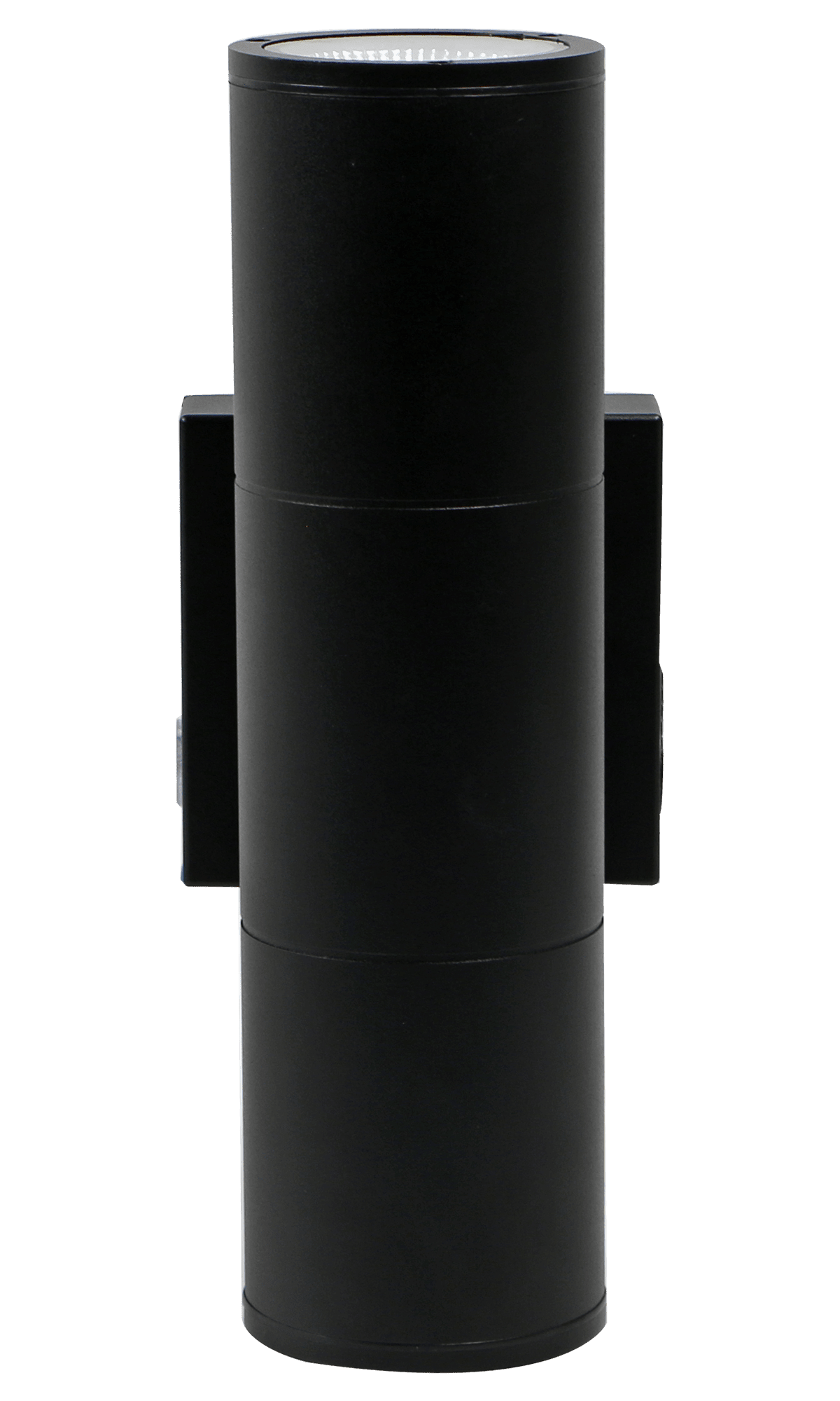 Eiko Westport bronze cylinder wall sconce with switchable 20W LED, 80 CRI, 30/40/50K color options, photocell for exterior lighting.