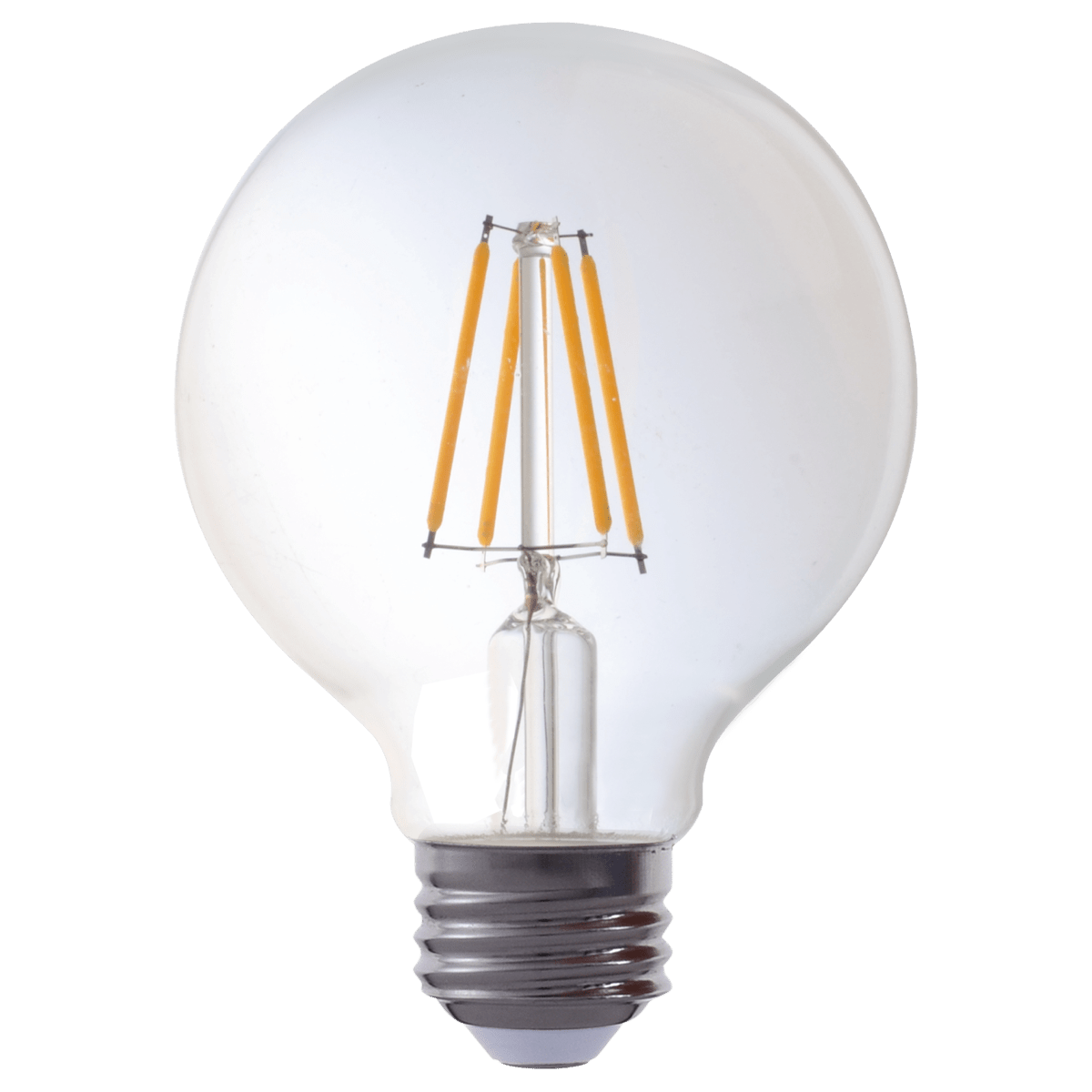 LED Advantage Filament G25 320 Deg, 4.5W-470lm, Dimmable, 80CRI, 2700K, E26, 120VAC Clear - Green Lighting Wholesale