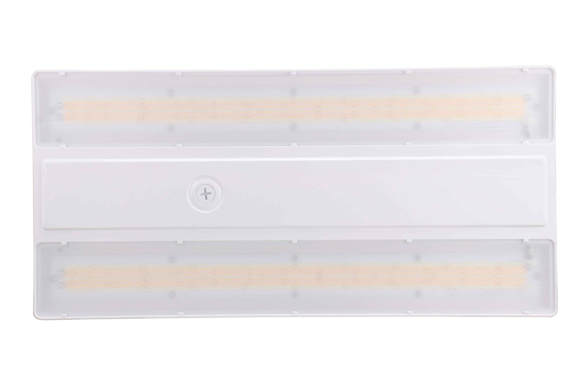 Eiko LED Linear High Bay light with PowerSet 160W to 90W, 4000K/5000K, dimmable, suitable for industrial or warehouse lighting.