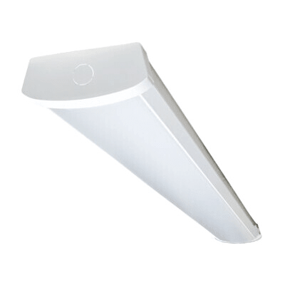 Eiko LED Linear Wrap Fixture 4ft, 48W, 5520 lumens, dimmable, 80 CRI, 35/40/50K color temperature, for indoor lighting.