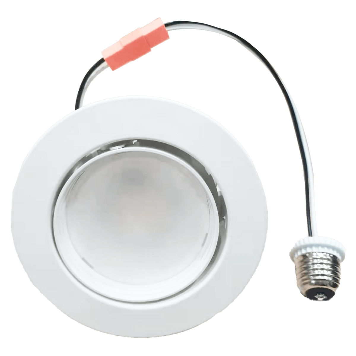 Eiko 4-inch rotatable LED recessed downlight retrofit kit with 800 lumens, 10W, 90 CRI, adjustable color temperatures, dimmable 120V