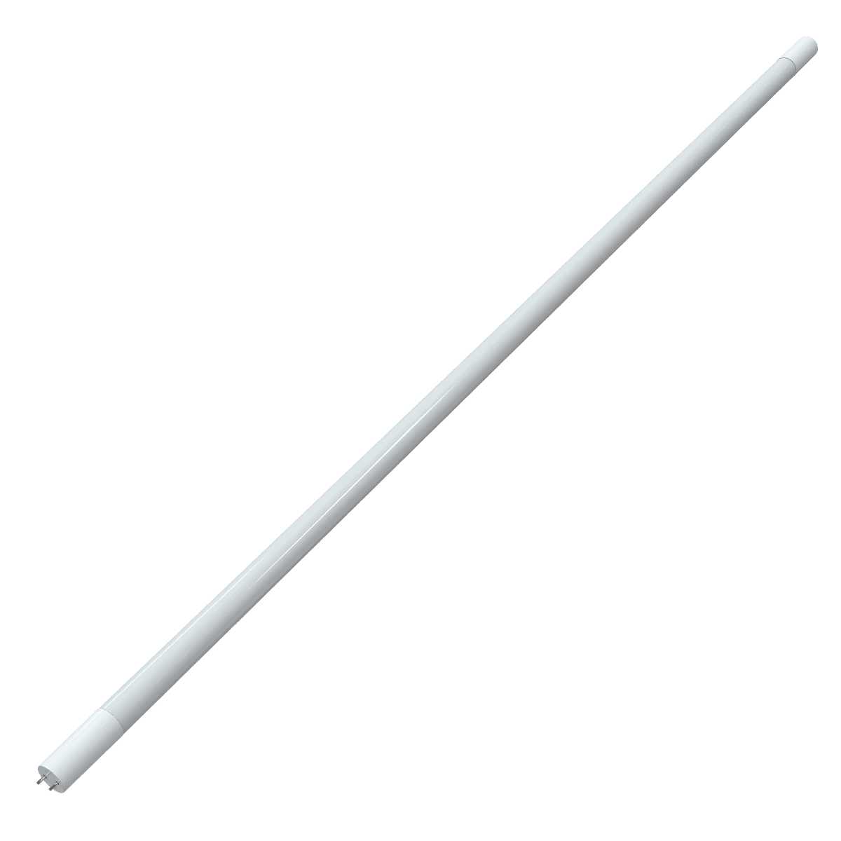 Eiko LED T8 4ft Type B glass lamp, 15W, 2200 lumens, 5000K, suitable for single or double-ended installation.