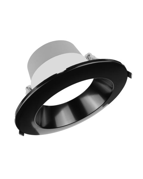 LED 6" Commercial Recessed LED Downlight Black Wattage and Color Select - Nicor