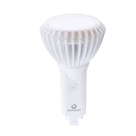 Green Creative 17 Watt LED PL Lamp - 0-10V Dimming - 4-Pin G24q/GX24q Base - 3000K - 1,900 Lumens - Ballast Compatible - Green Lighting Wholesale