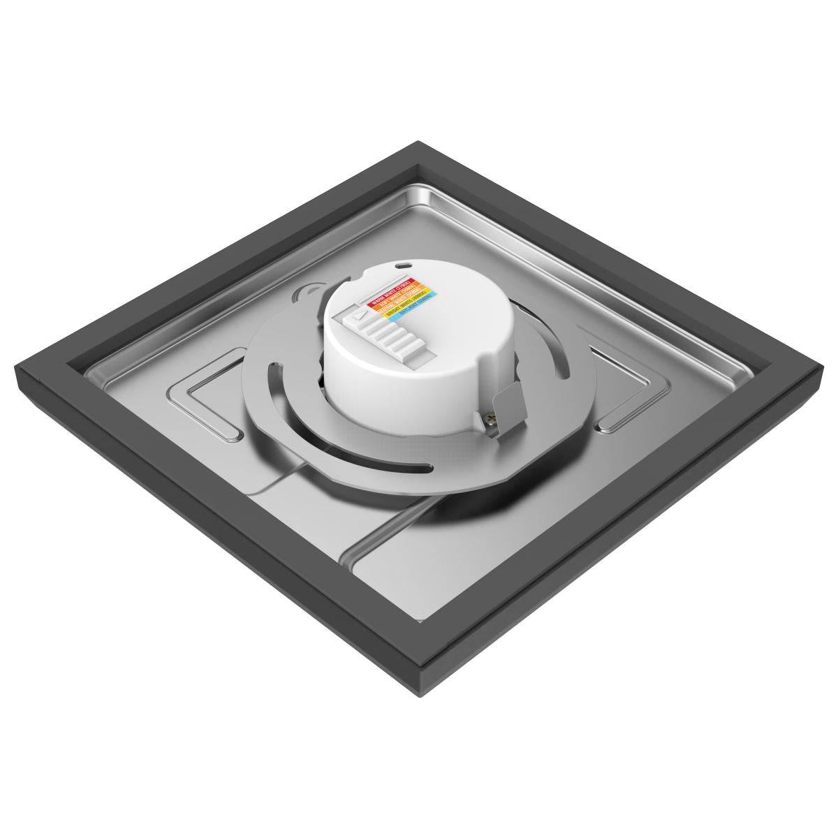 11W; 7in; LED Fixture; CCT Selectable; Square Shape; Black Finish; 120V - Green Lighting Wholesale