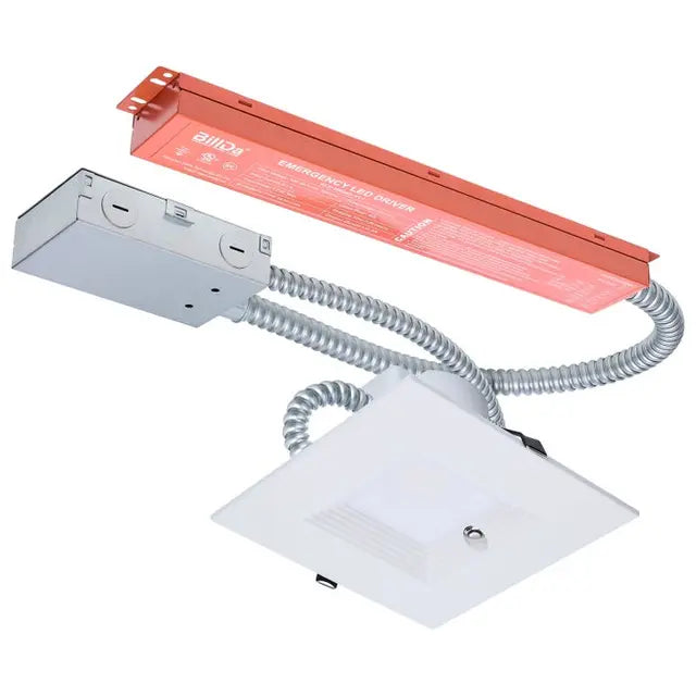 20.5W LED 6-Inch Commercial Downlight; Integrated Emergency