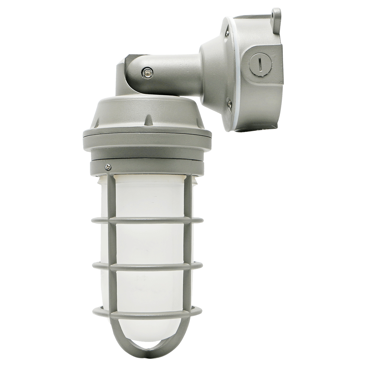 LED Vapor Tight Utility Light 800lm 8W 80CRI 4000K 120-277V Gray IP65