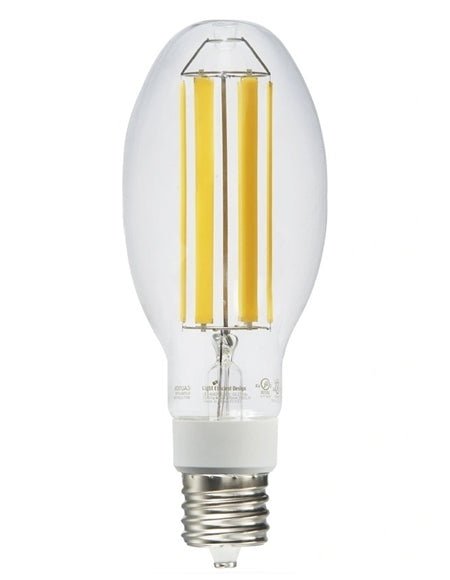 Light Efficient Design 85W LED filament-style HPS retrofit lamp with EX39 base, 2200K color, 13,600 lumens for bright lighting.