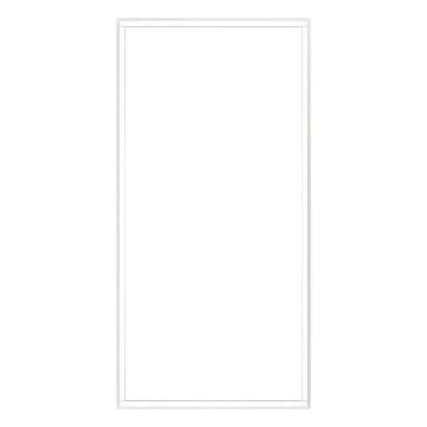 Lithonia Lighting dimmable 2x4 LED frame fixture with adjustable wattage and color, ideal for modern commercial lighting.