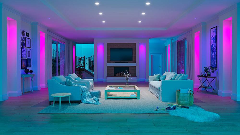 Smart LED Gimbal Trim Kit with RGBW Color Changing Functionality- 5/6 Inch - Green Lighting Wholesale