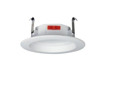 MaxLite 4-inch LED recessed retrofit kit with 7.5W, 120V, TRIAC dimming, 90 CRI, and CCT selectable for energy-efficient lighting.