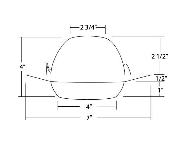 6 in. Oil-Rubbed Bronze Recessed Eyeball Trim Designed for 6 inch Housings - Green Lighting Wholesale