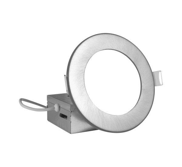 Selectable 4 in. Nickel Remodel LED Downlight Kit - Green Lighting Wholesale, INC