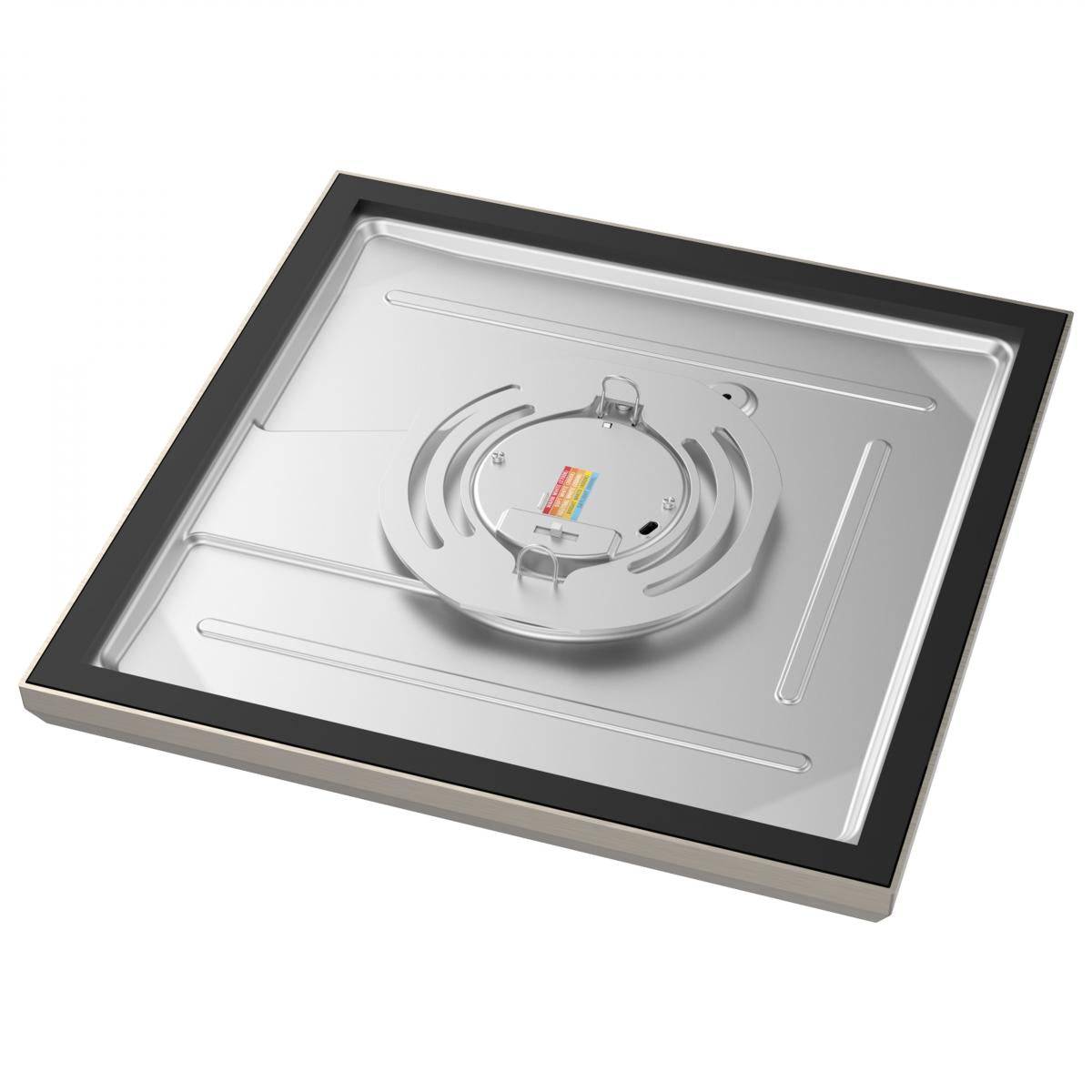 11 Watt LED; 9 Inch Square Fixture; Brushed Nickel Finish; 5 CCT Selectable - Green Lighting Wholesale, INC